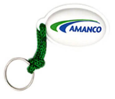 Chaveiro Flutuante Oval para marca Amanco