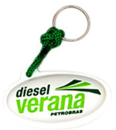Chaveiro Flutuante Oval para marca diesel Verana